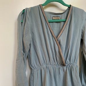 Light weight Denim wash romper